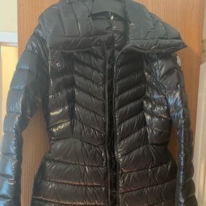 Moncler  Black Coat. Small.